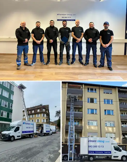 umzugsfirma bei umzugseinsatz in Zürich